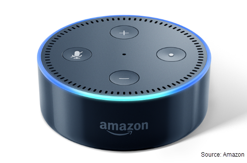 Amazon Echo Dot Image of the Amazon Echo Dot