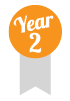 Year 2 badge icon